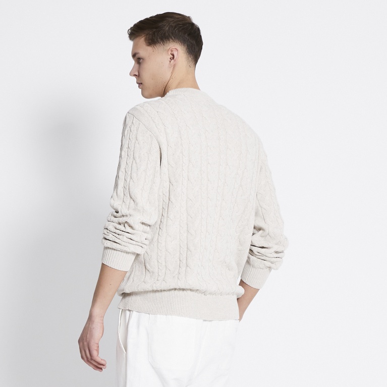 Flettestrikket genser "Tage"